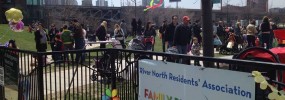 egg hunt in park