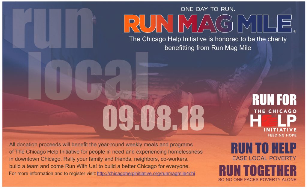 Run Mag Mile Run to Help Ease Local Poverty Run for The Chicago