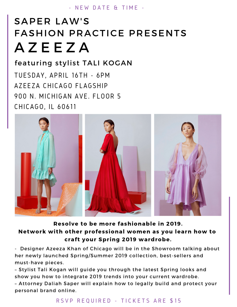 Fashion Seminar: Style at Saper — RNRA Chicago