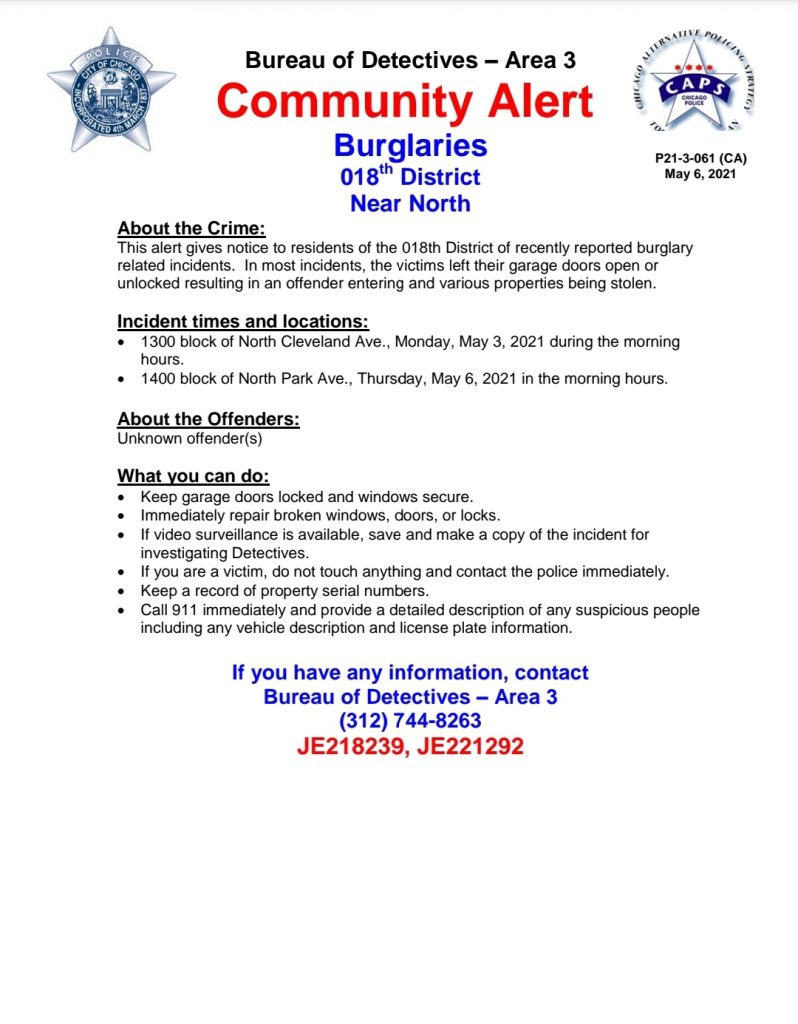 CPD Community Alerts — RNRA Chicago