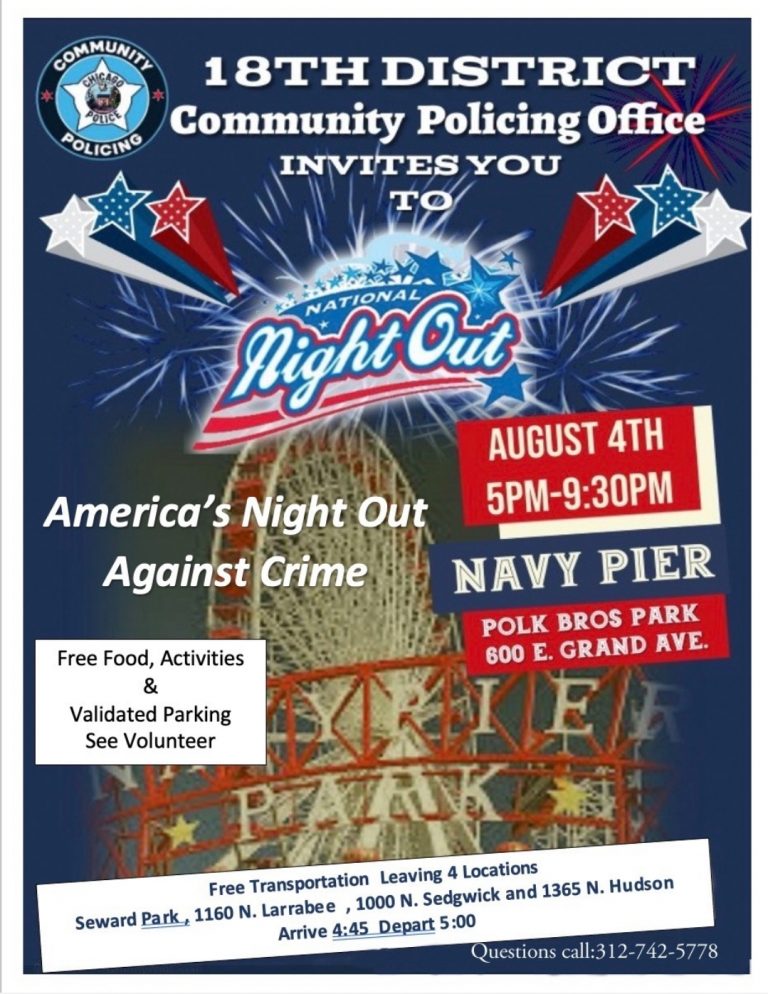 18th DIstrict Community Policing invites you to National Night Out ...