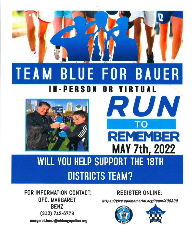 Run to Remember Chicago Police Memorial Foundation Annual 5K Run/Walk