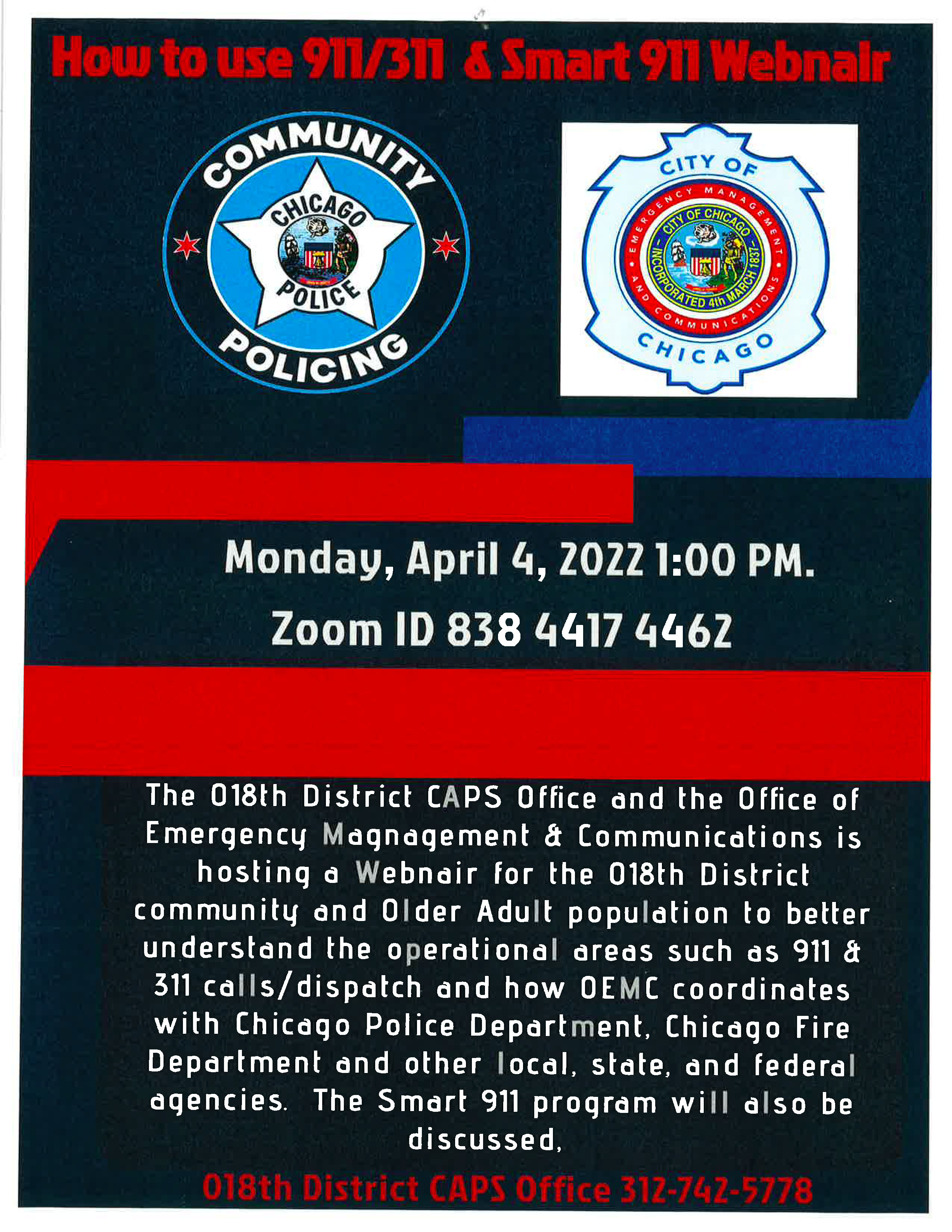 Webinar On How To Use 911311 And Smart 911 — Rnra Chicago 7071