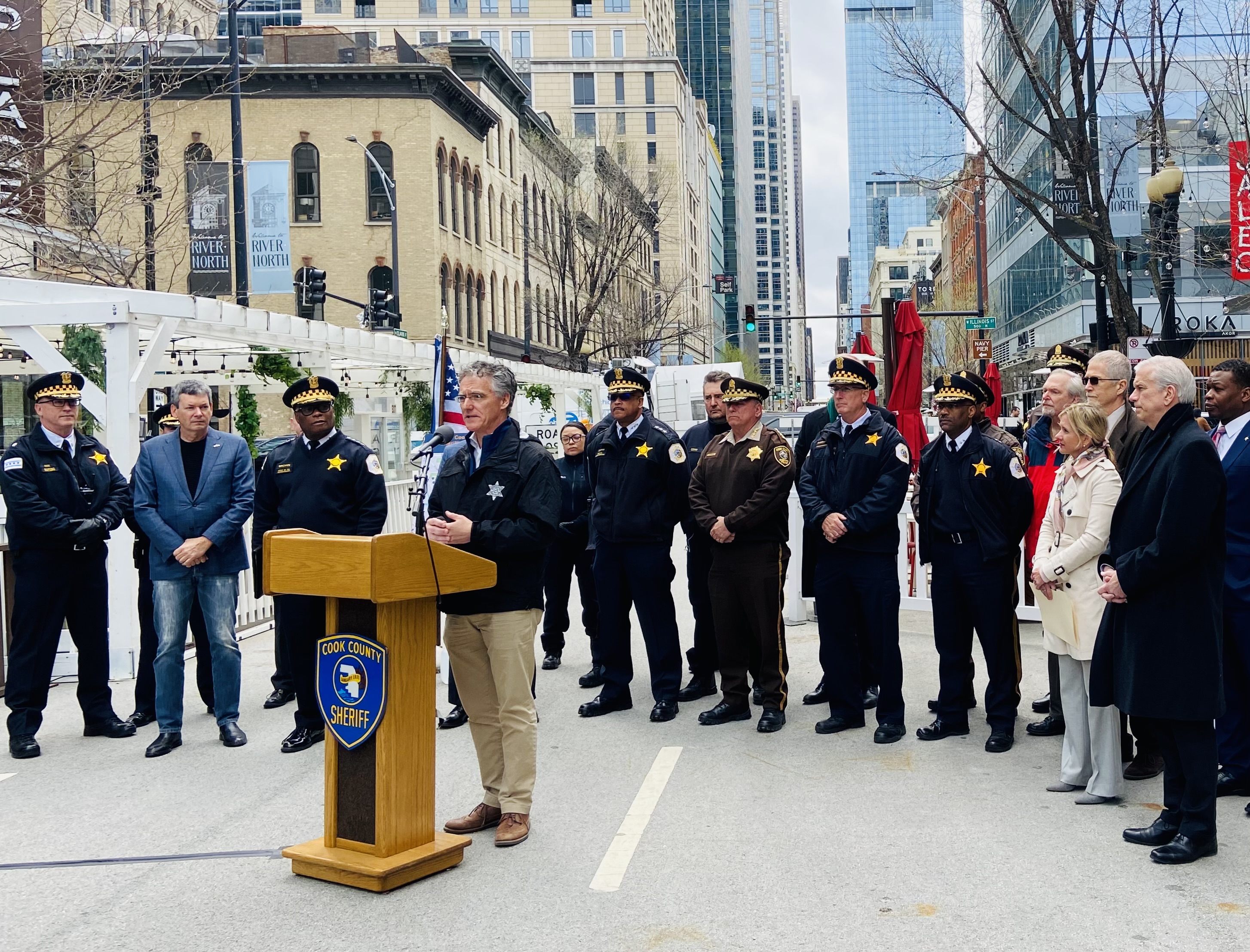 New Cook County Sheriff Command Post in River North — RNRA Chicago 