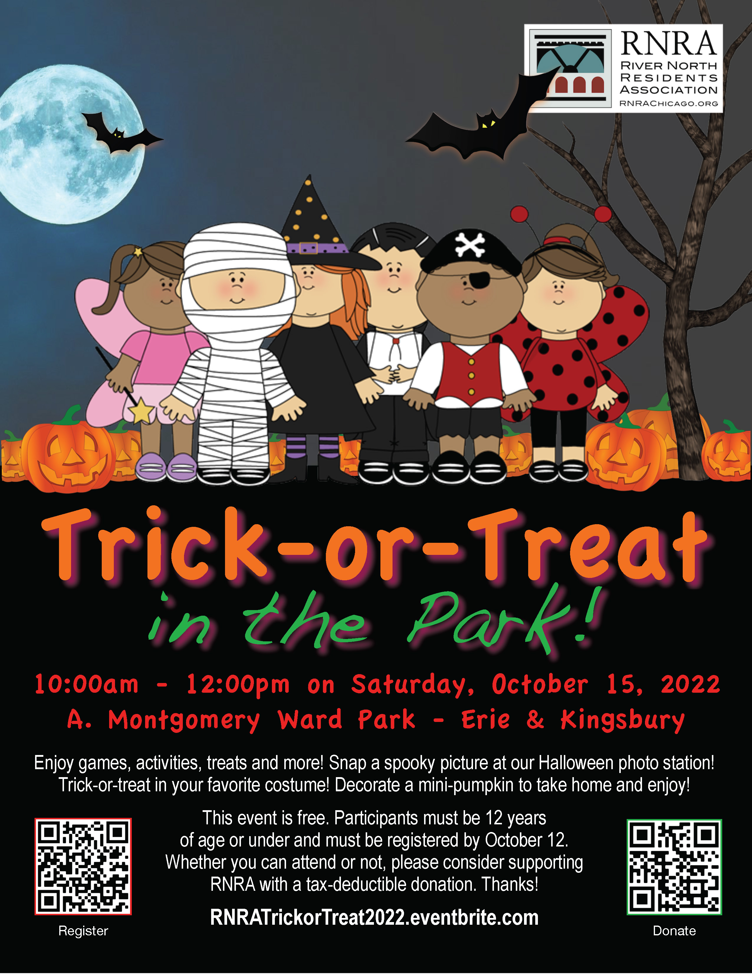Trick-or-Treat in the Park 2022 — RNRA Chicago