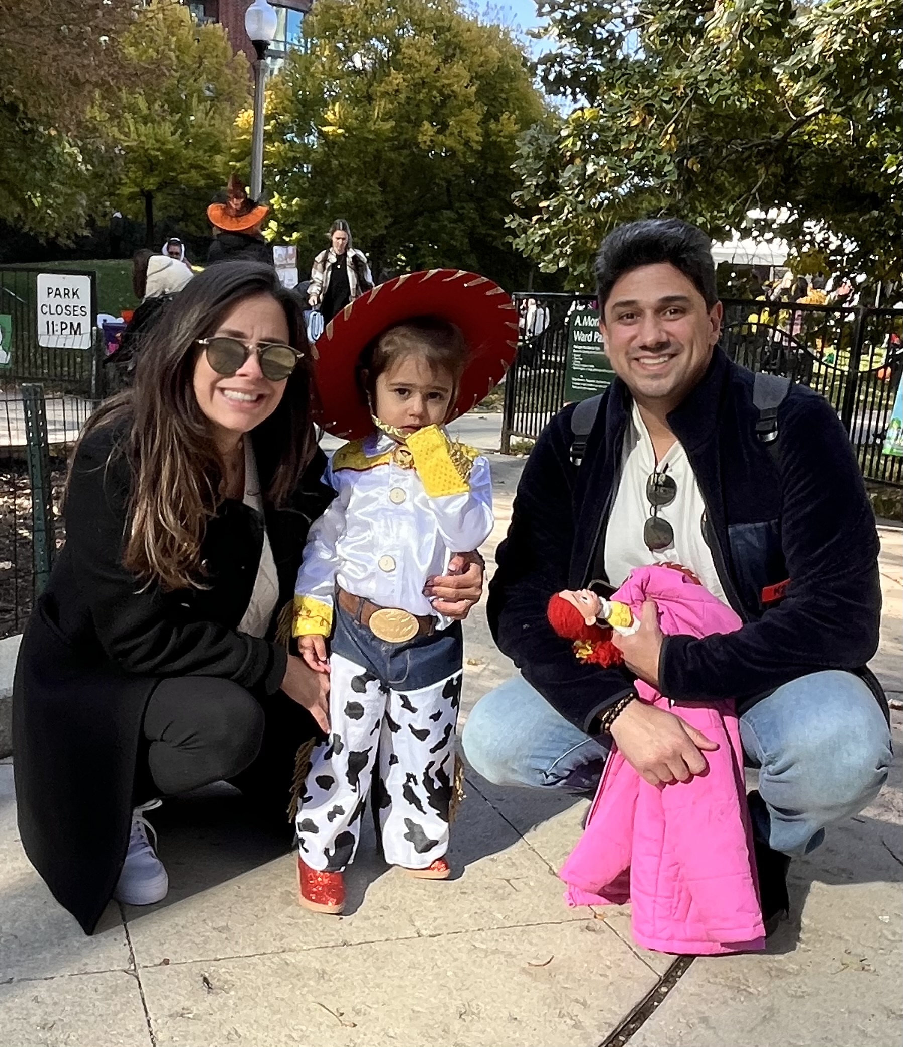 Cowgirl with Mom & Dad