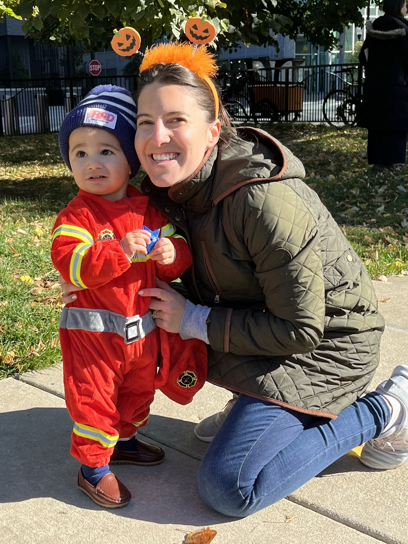 Fireman and Mom