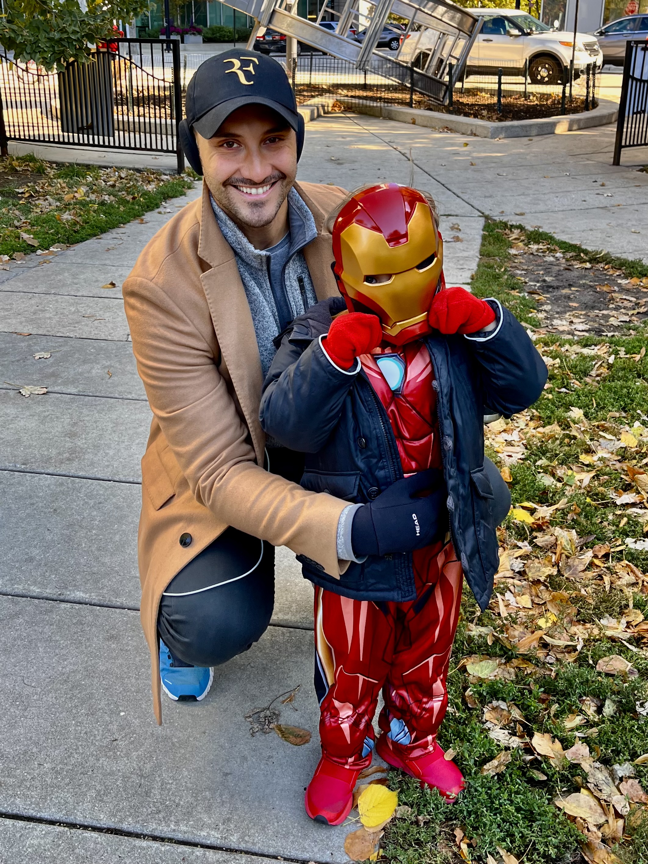 Superhero with Dad