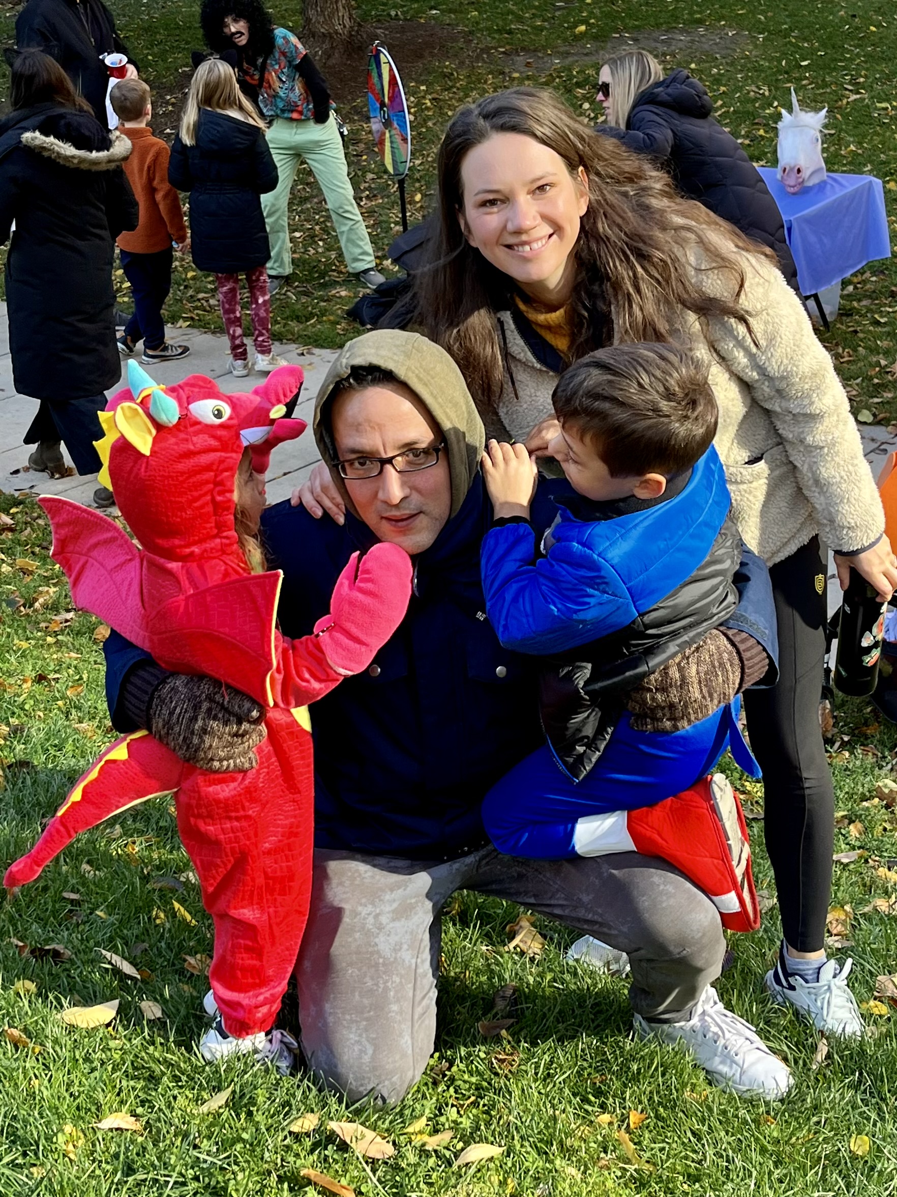 dragon with Mom and Dad