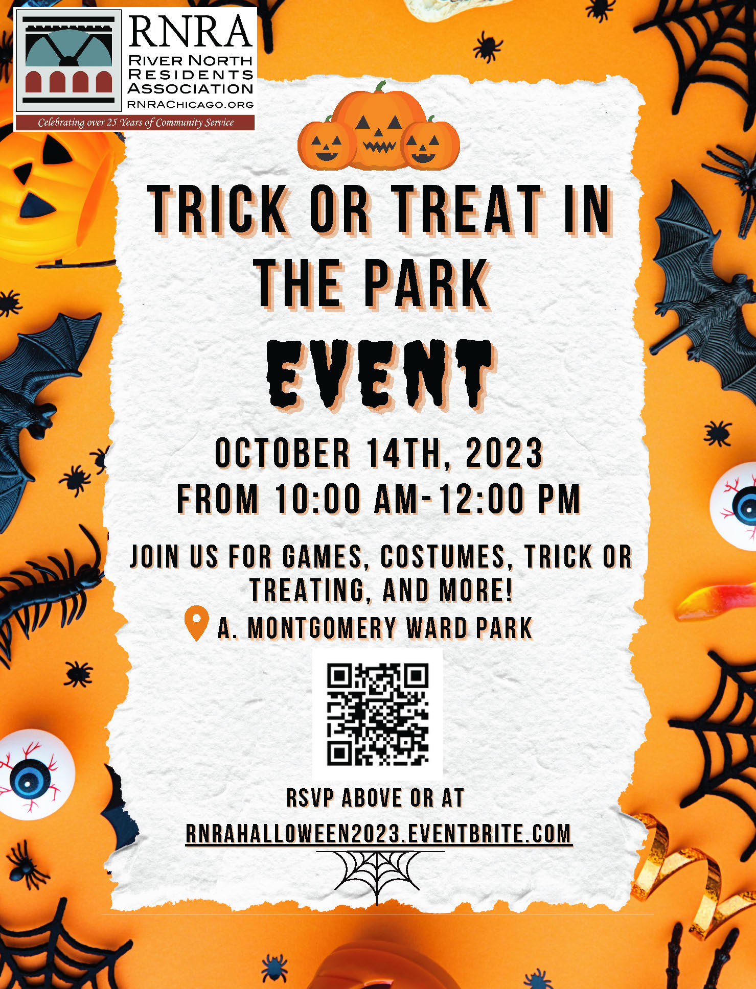 RNRA FAMILY EVENT Trick or Treating in the Park — RNRA Chicago