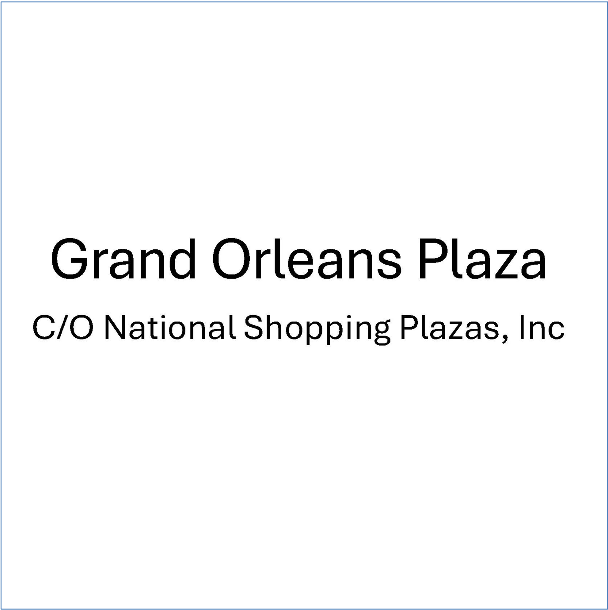 Grand Orleans Plaza